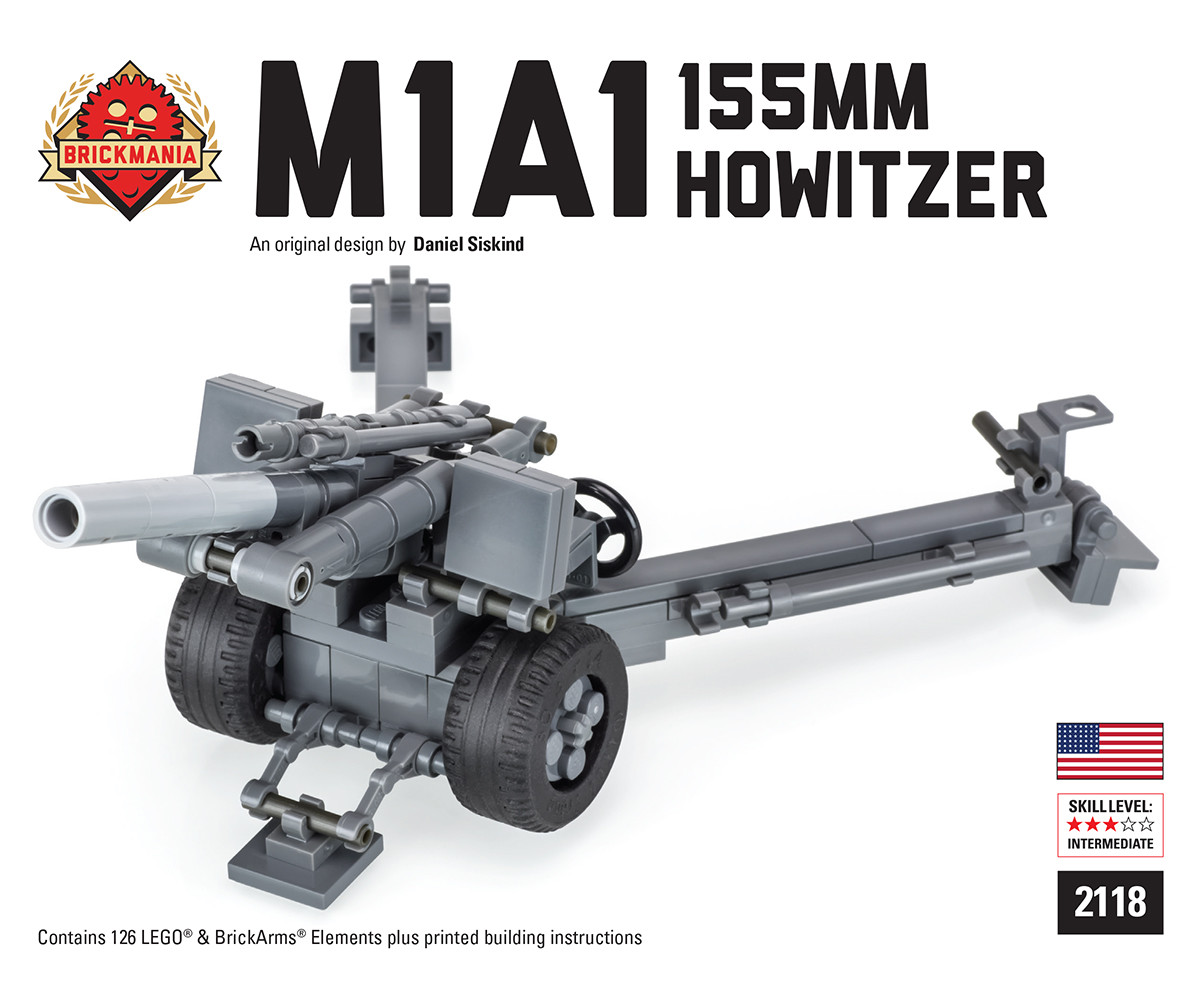 M1A1 155mm Howitzer - Brickmania Toys