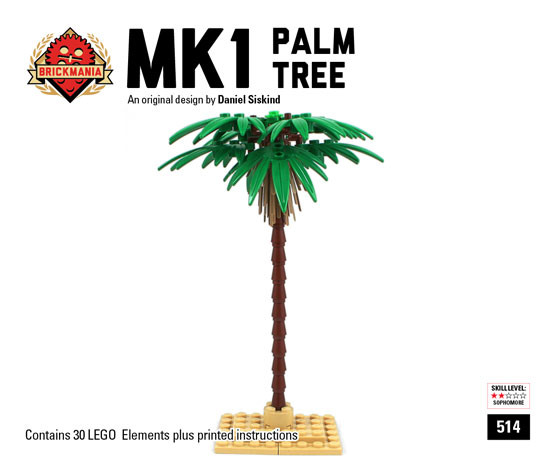 Mk1 Palm Tree - Brickmania Toys