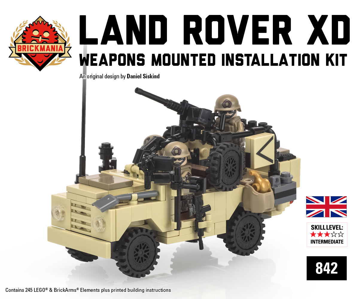 Land Rover XD - WMIK (Tan) - Brickmania Toys