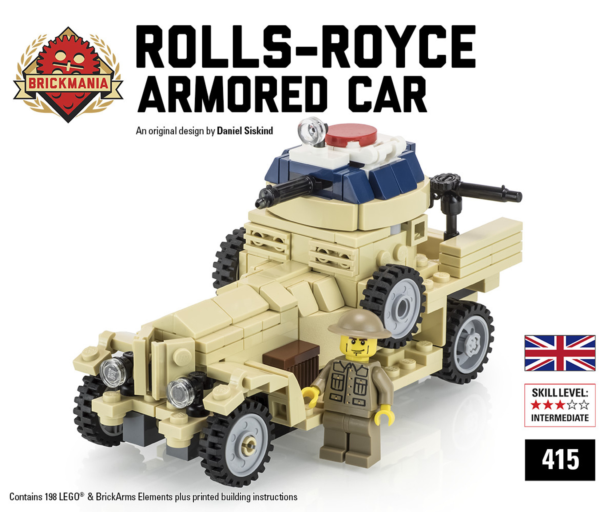 lego rolls royce armored car