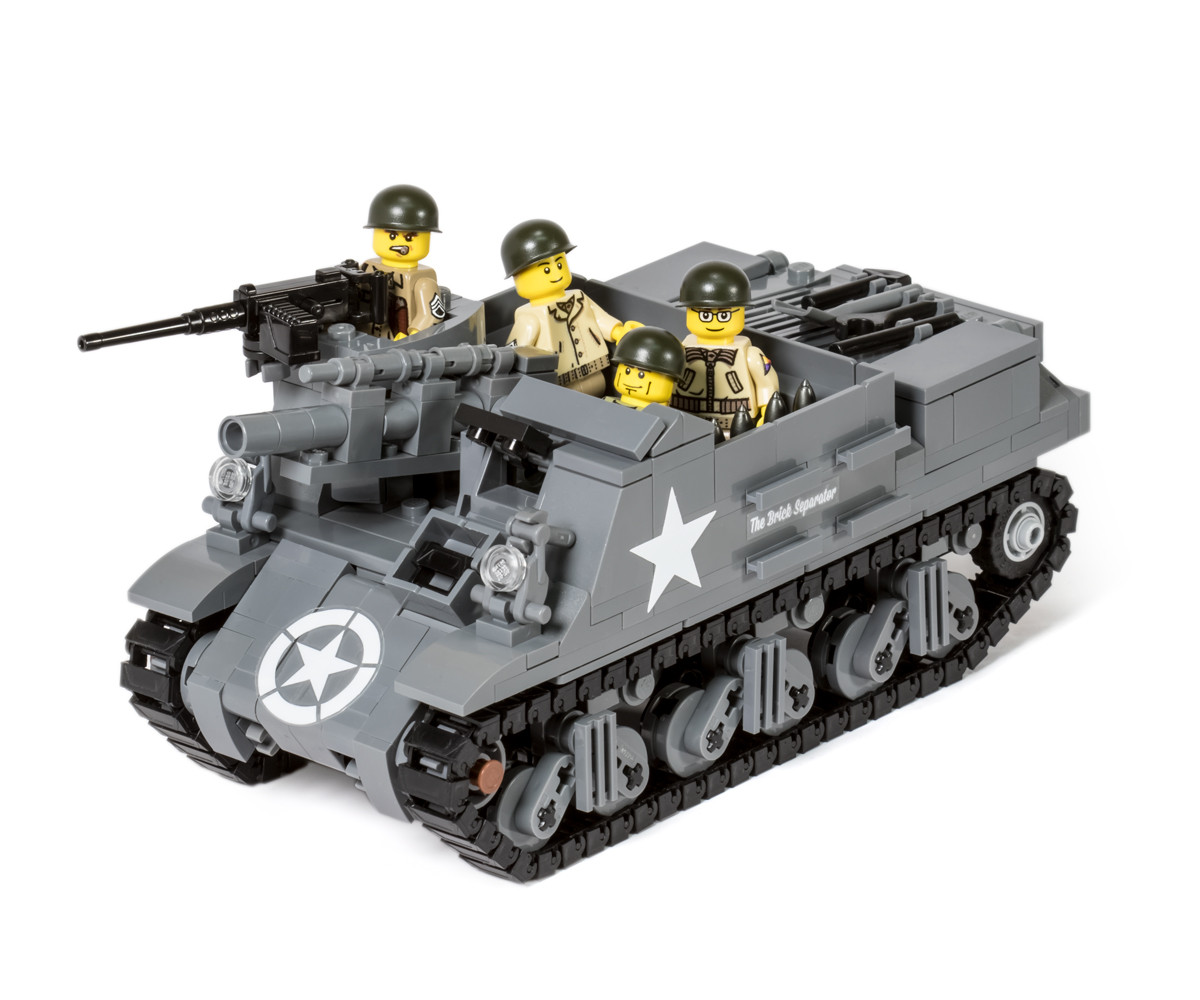 M7B1 Priest - 105mm Howitzer Motor Carriage - Brickmania Toys