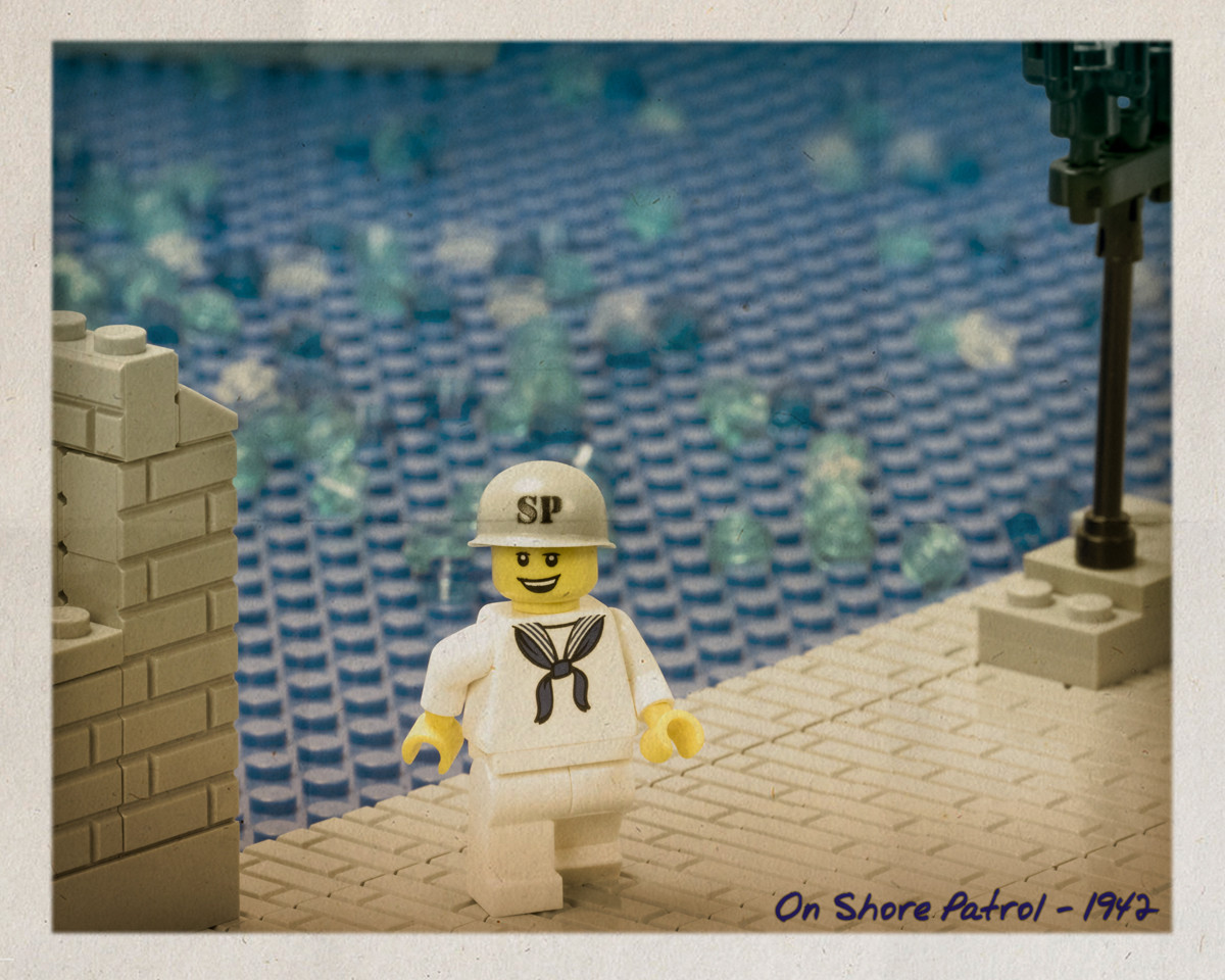 BrickArms Navy Shore Patrol Helmet - Brickmania Toys