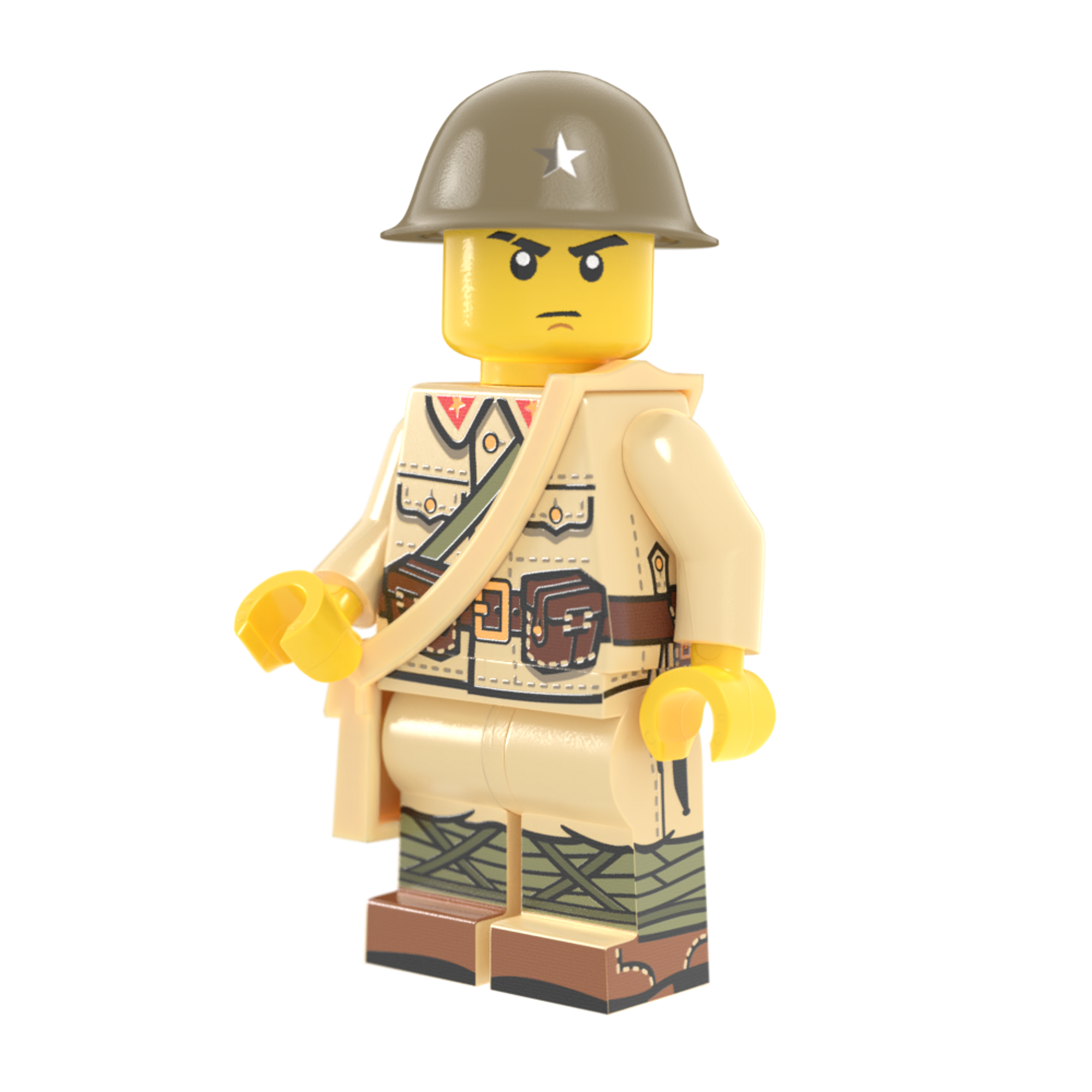 WWII Japanese Soldier V2 - Brickmania Toys