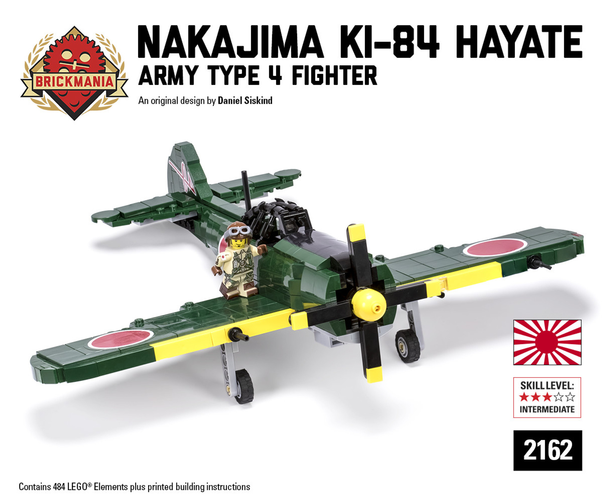 Lego ww2 2024 japanese plane