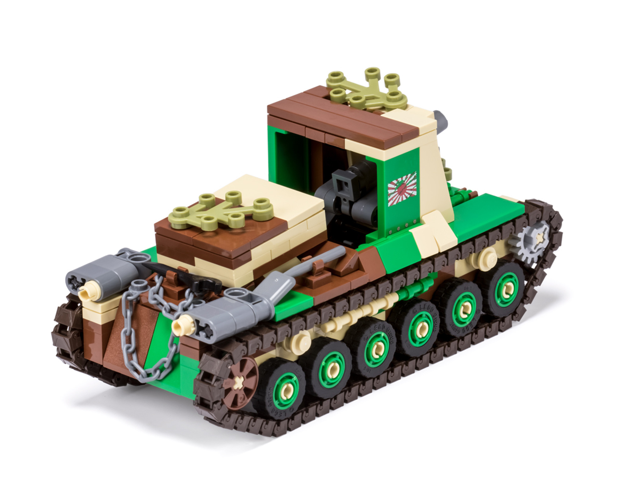 純正レゴ Brickmania Type4 HO-RO戦車 + ミニフィグ付き-