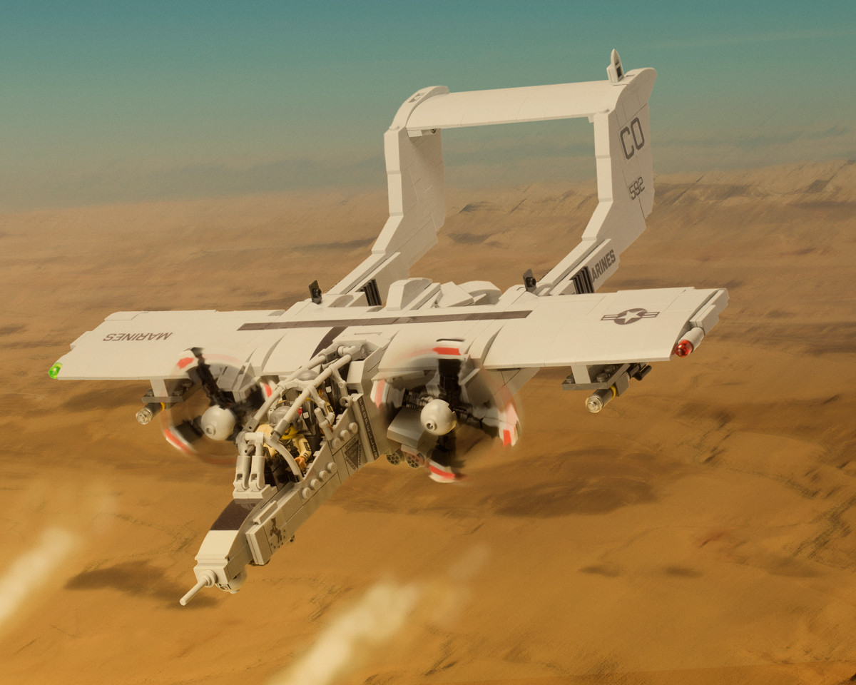 OV-10G+ Bronco - Brickmania Toys