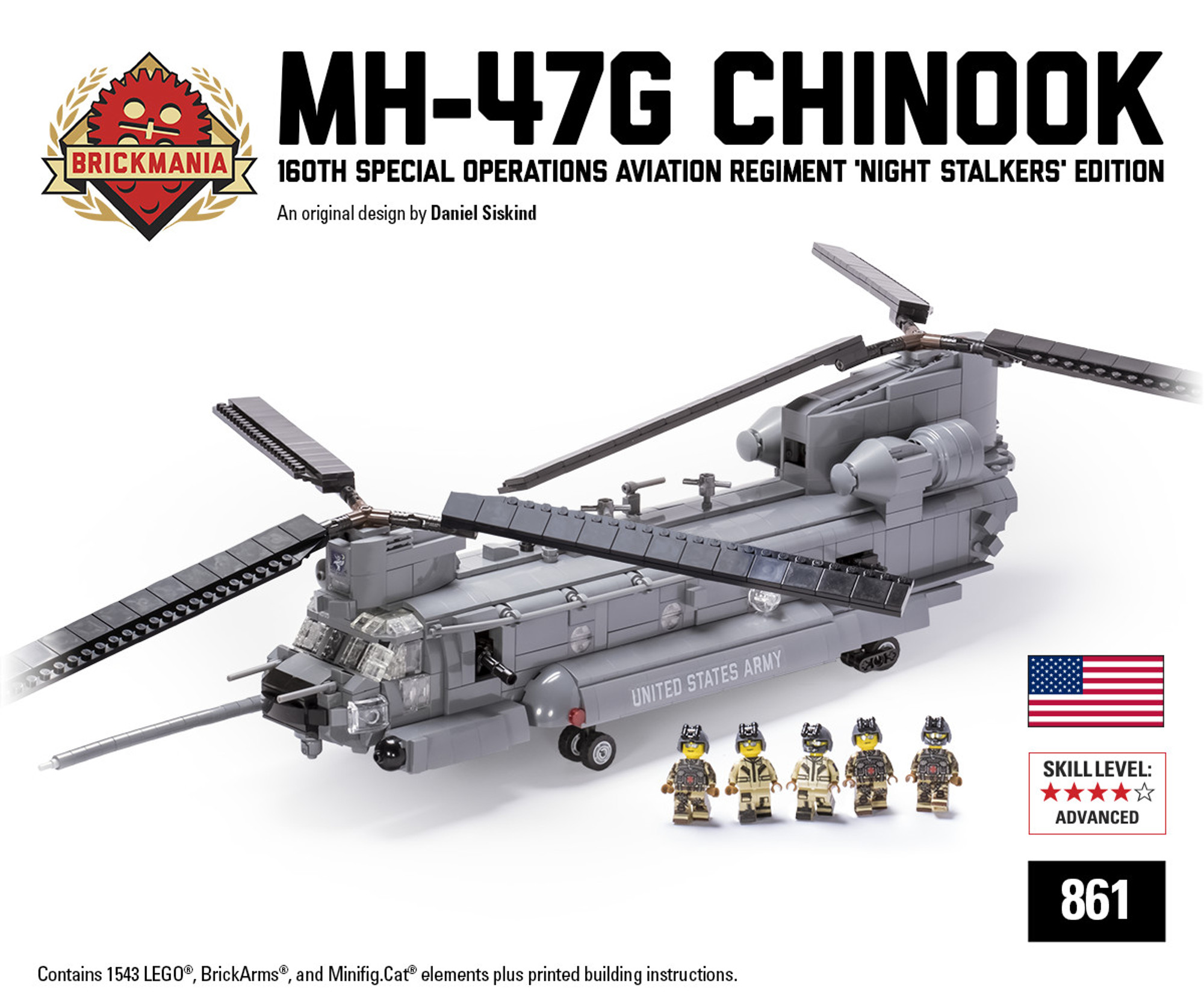 Brickmania chinook sales