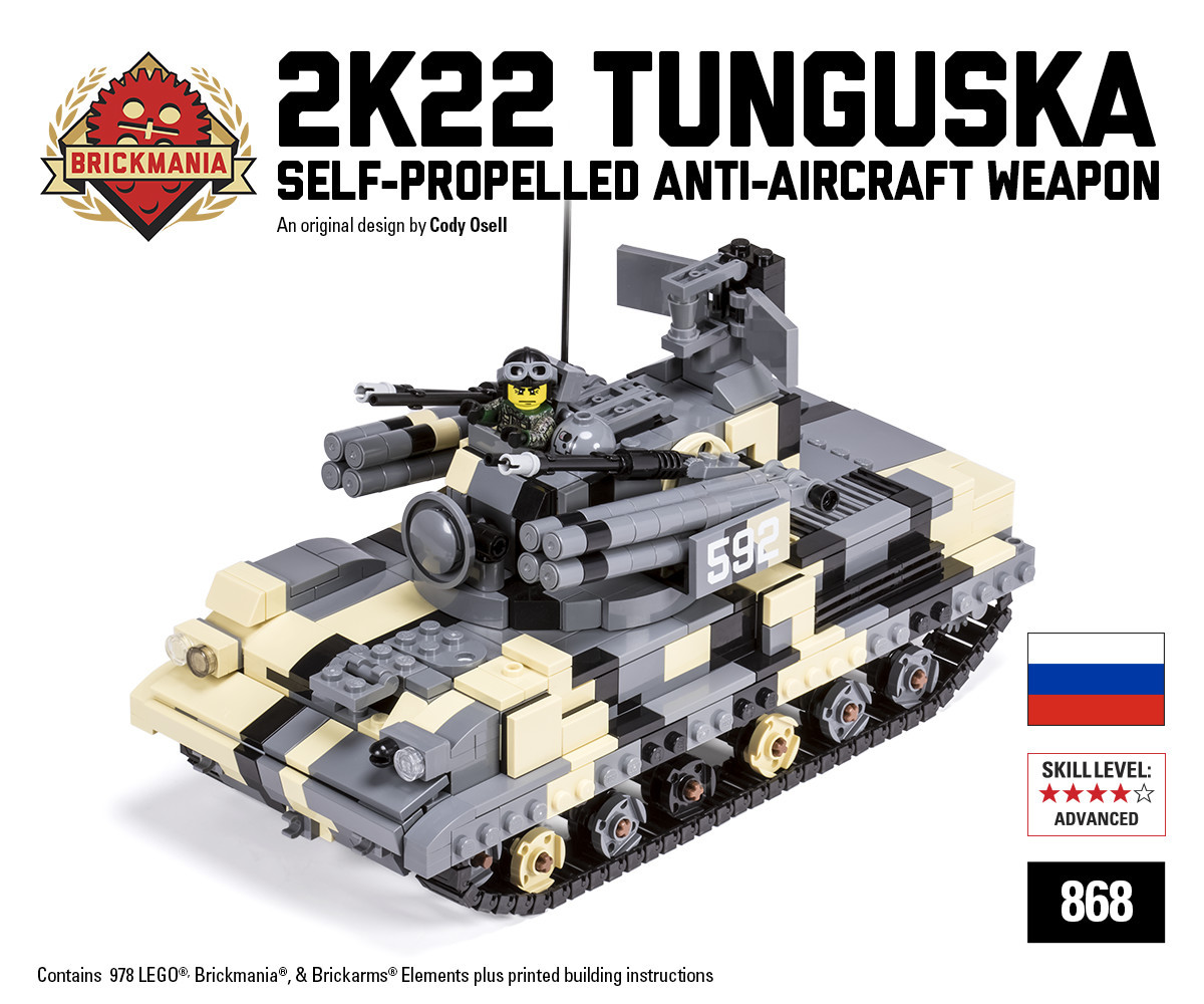 2K22 Tunguska SPAAW - Brickmania Toys