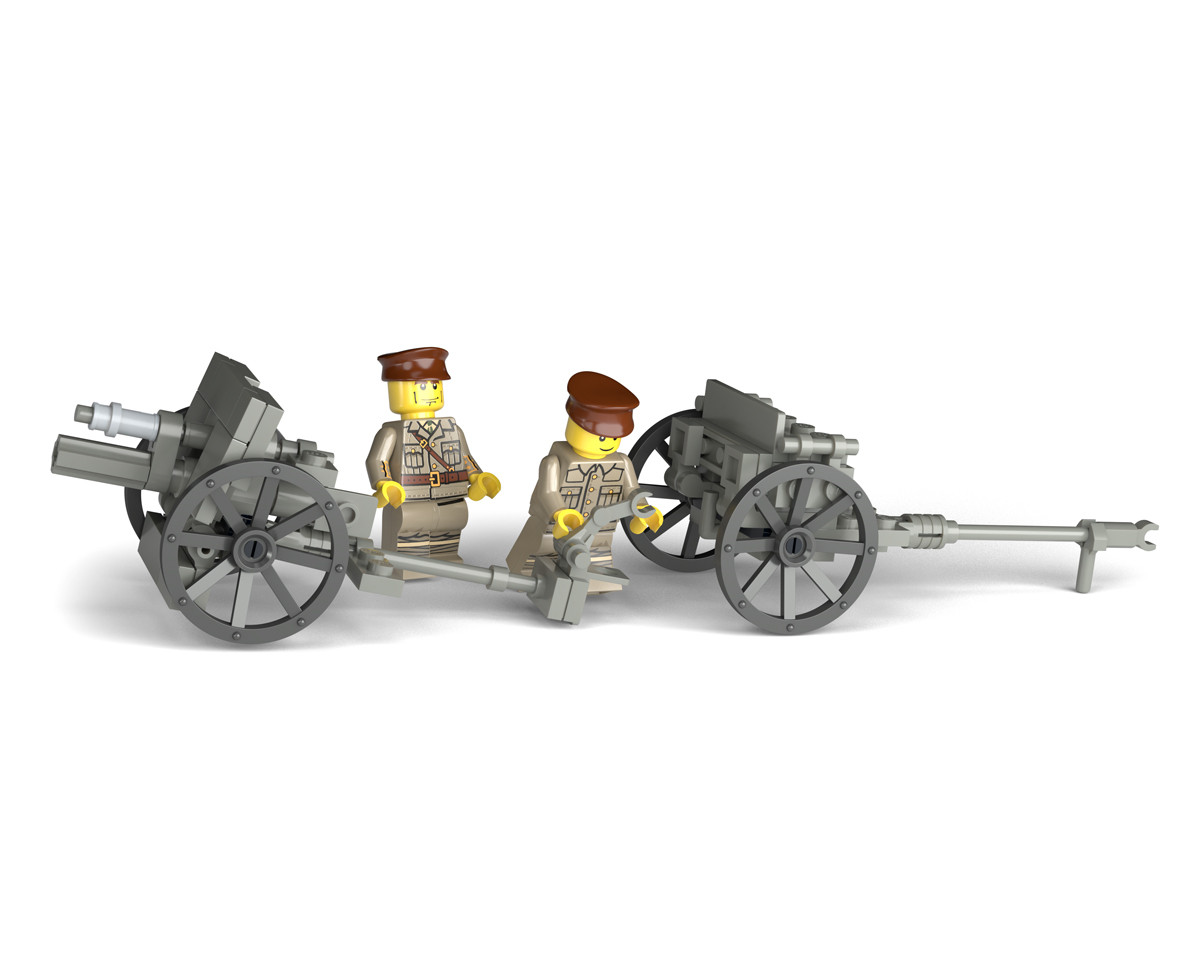QF 13 Pounder - With Limber and Soldiers - Brickmania Toys