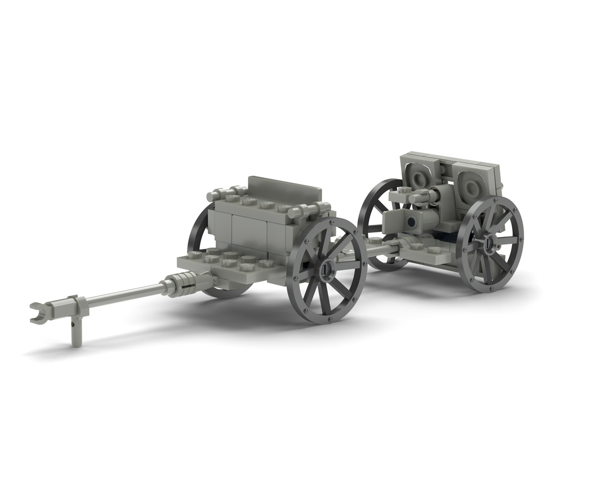 QF 13 Pounder - With Limber and Soldiers - Brickmania Toys