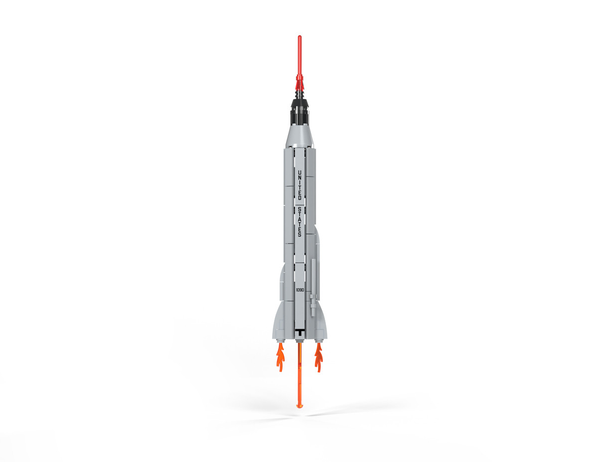 Friendship 7 (with Mercury-Atlas 6 rocket) - Brickmania Toys