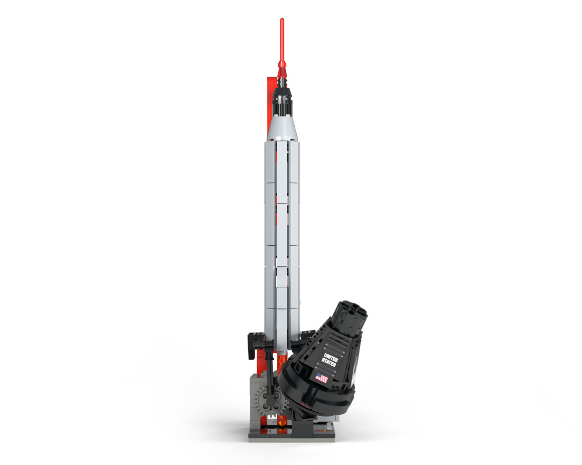 Friendship 7 (with Mercury-Atlas 6 rocket) - Brickmania Toys