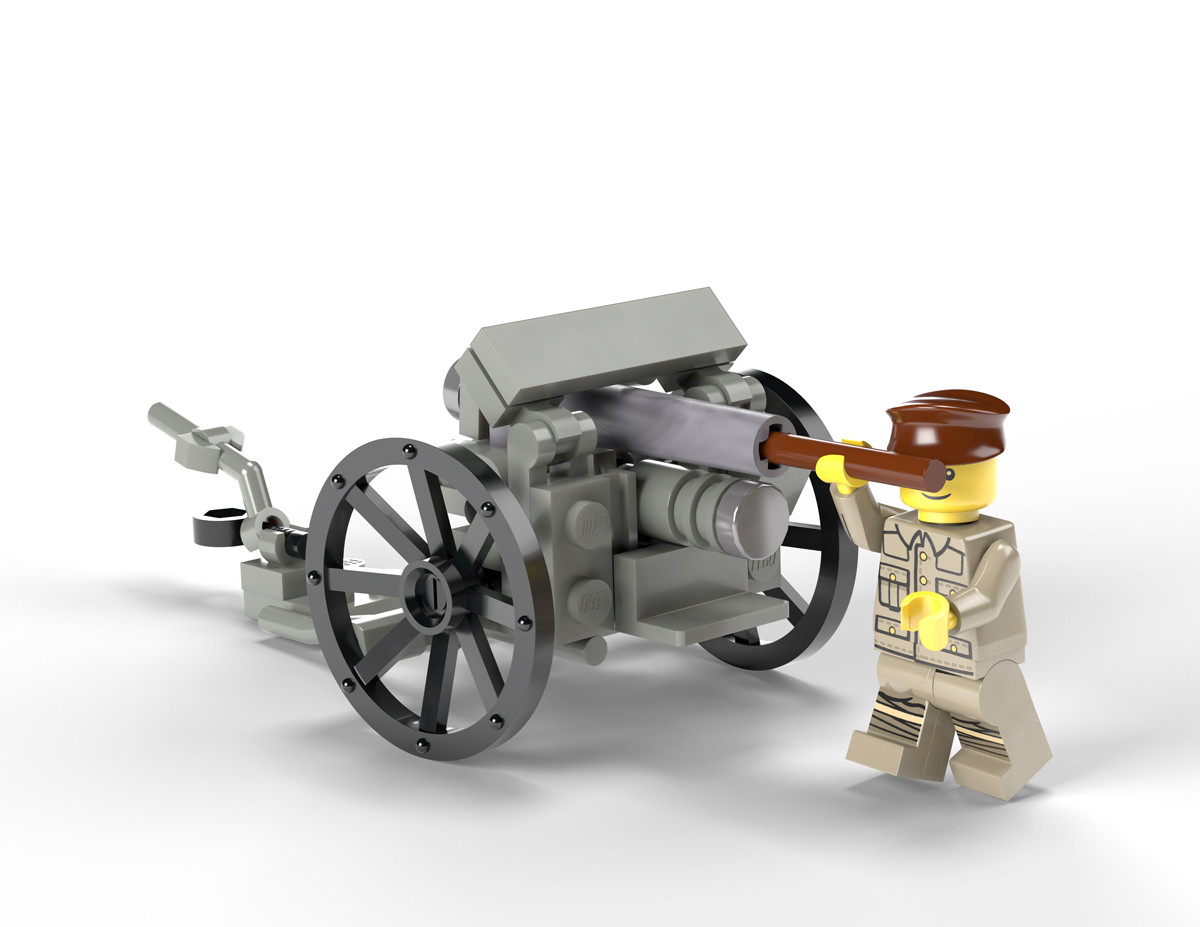 Ordnance QF 4.5 inch Howitzer - Brickmania Toys