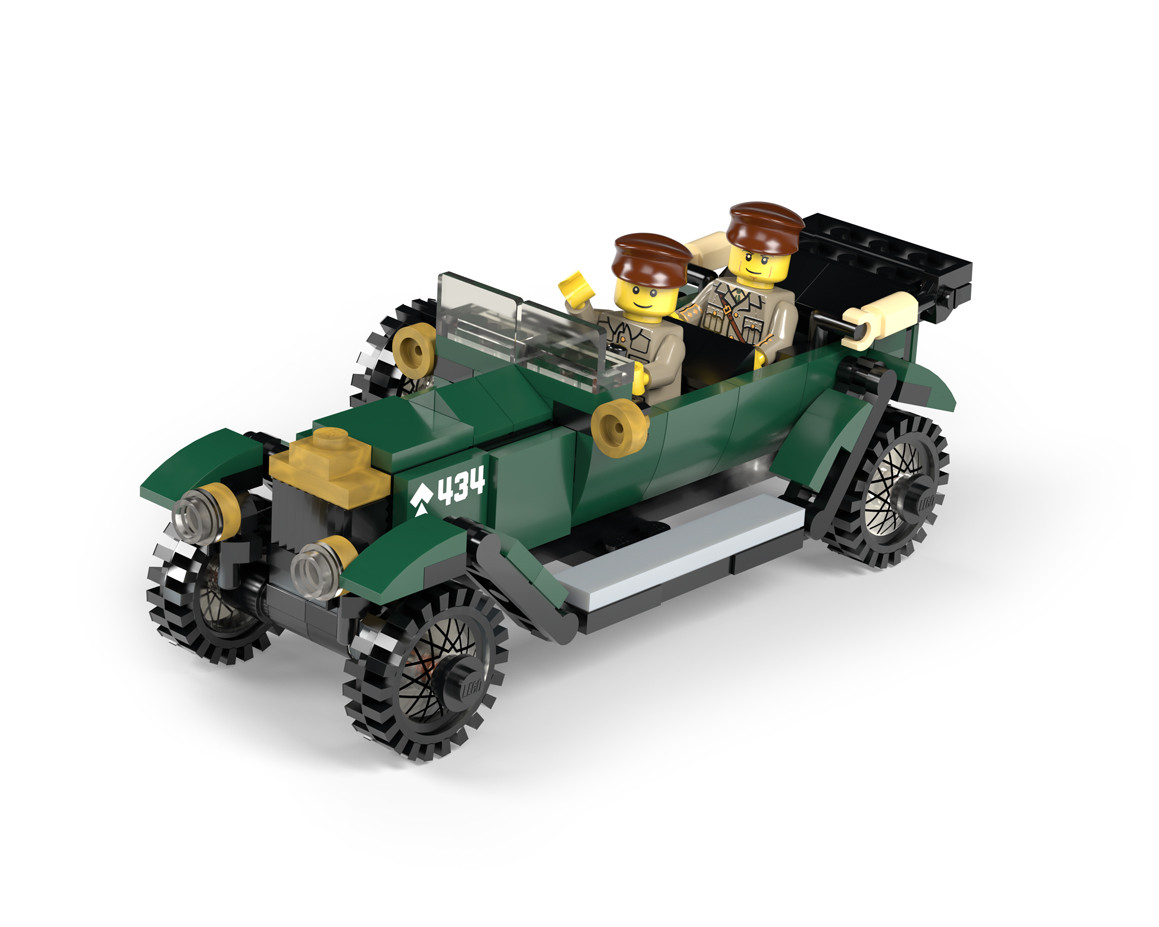D-Type - WWI British Staff Car - Brickmania Toys