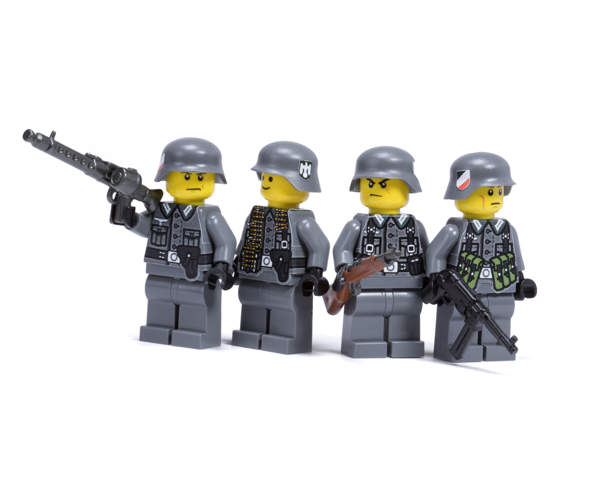 WWII German Infantry - Squad Pack - Sticker Pack - Brickmania Toys