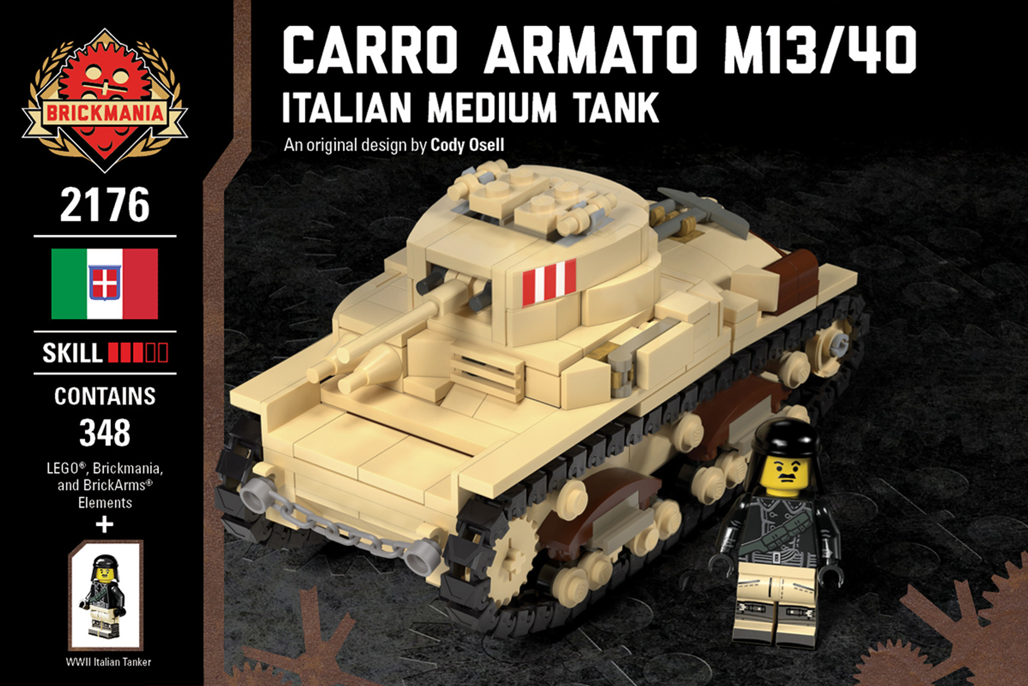 Lego sales italian tank