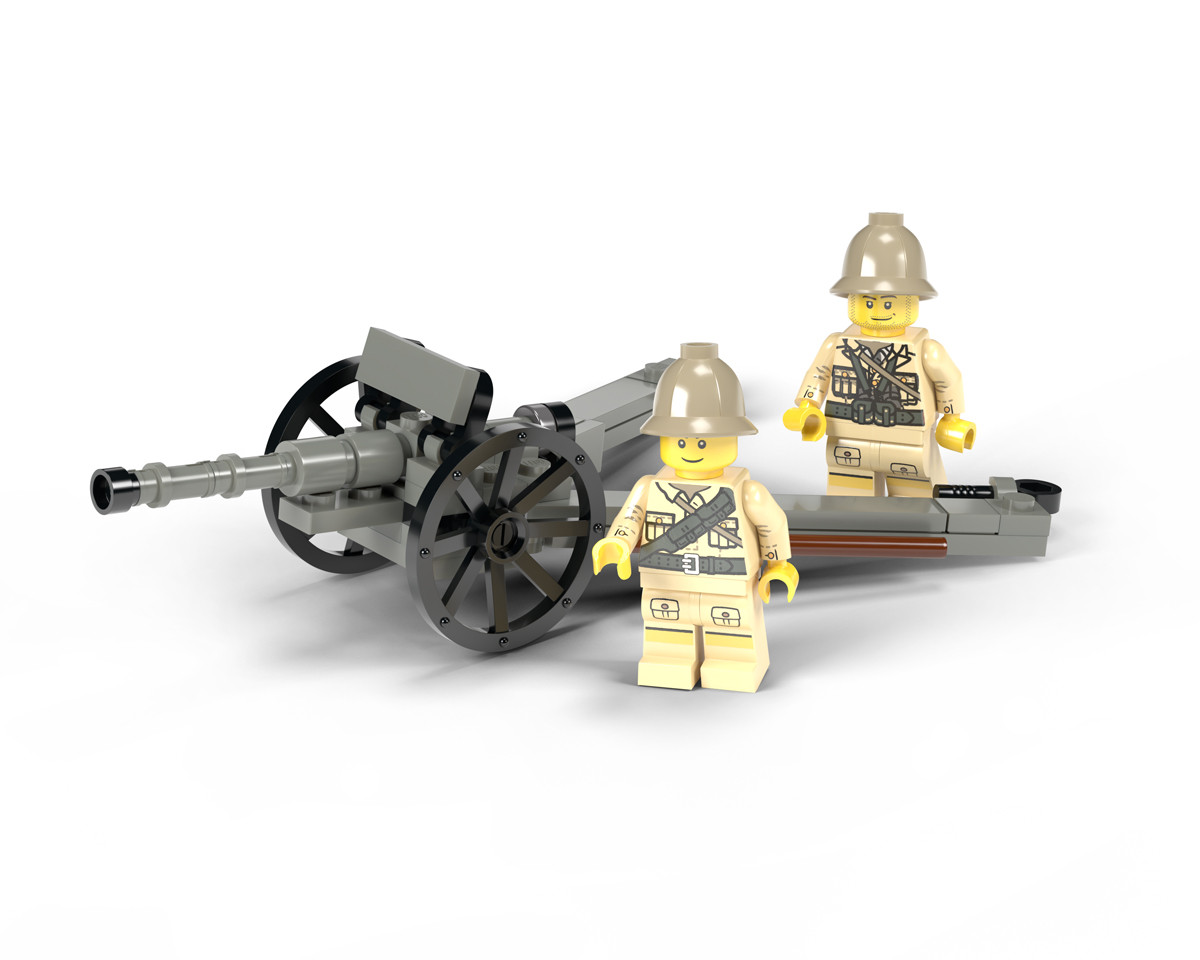 Cannone Da 75/32 - Modello 37 - Brickmania Toys