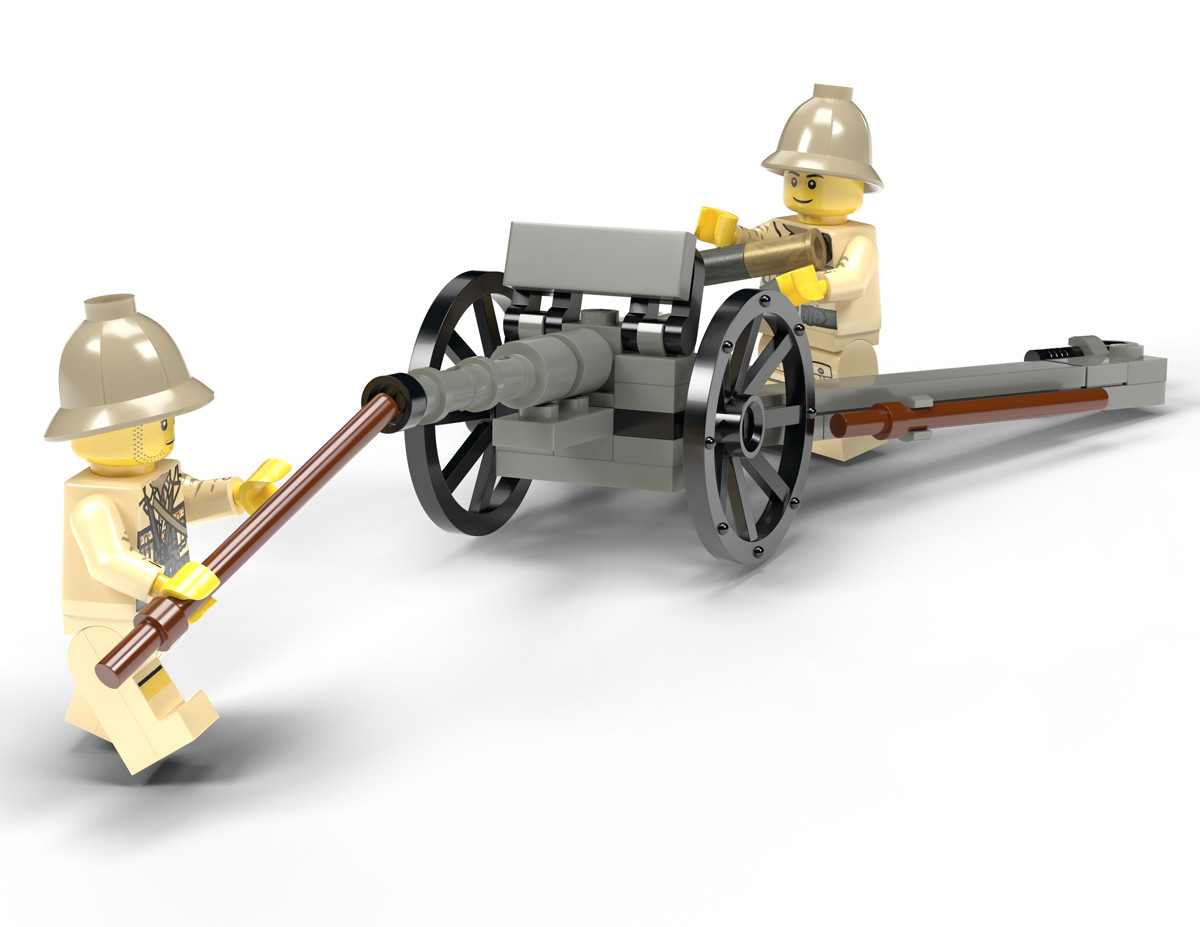 Cannone Da 75/32 - Modello 37 - Brickmania Toys
