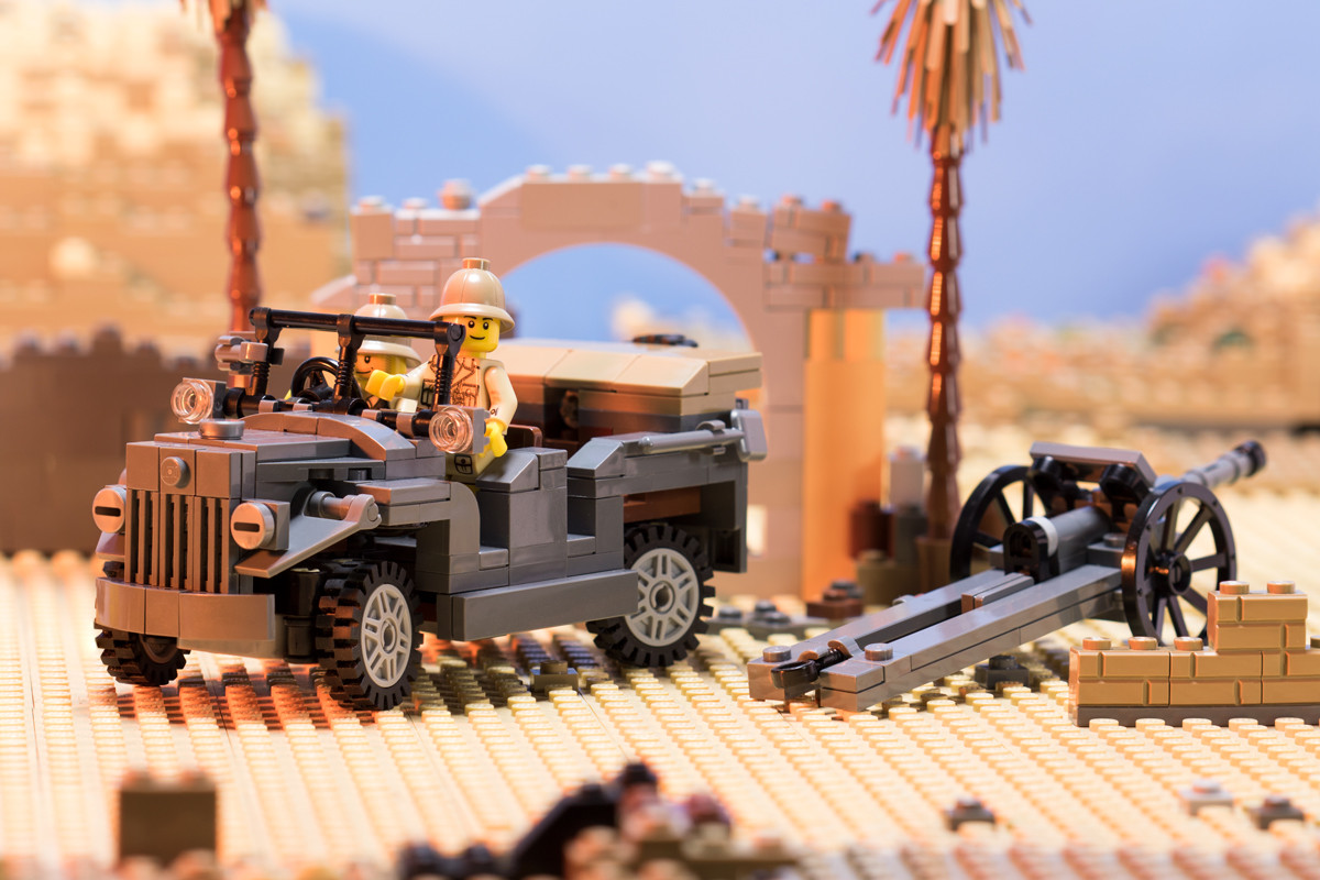 SPA TL.37 - WWII Light Artillery Tractor - Brickmania Toys