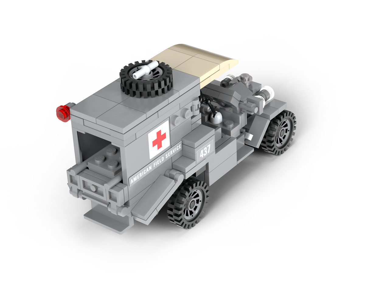 M1917 Model T Ambulance - Brickmania Toys