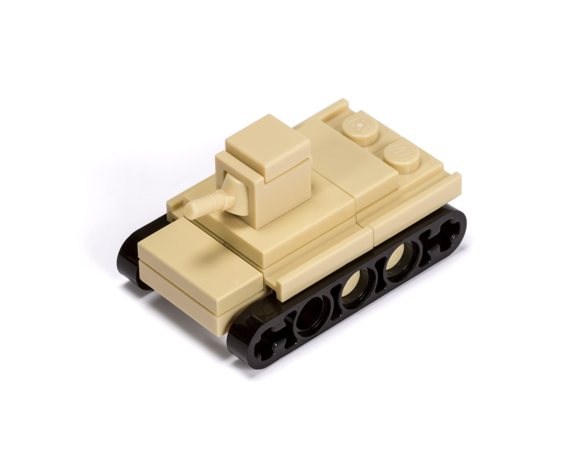 Micro Tank - Single Laser mini tank & Double Cannon mini tank / Brick Mecha