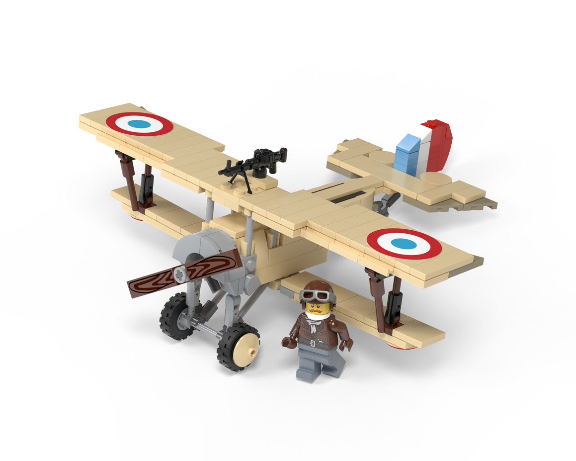 Nieuport 11 - WWI French Fighter Aircraft - Brickmania Toys
