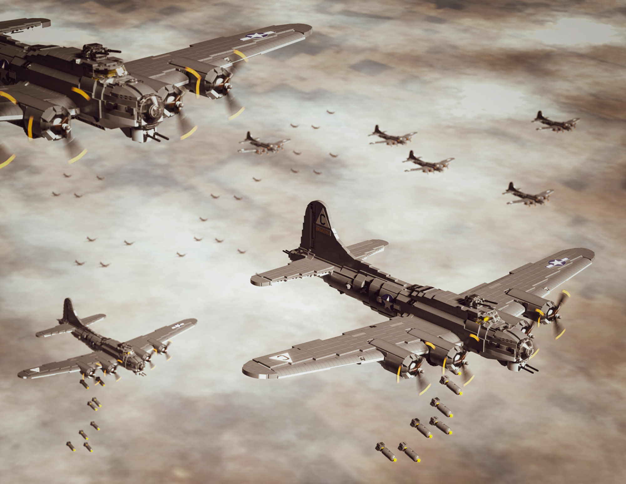 B 17G WWII Heavy Bomber