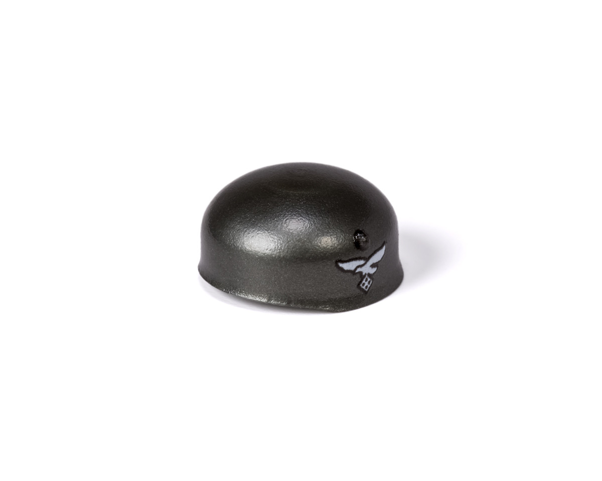 WWII BrickArms® Fallschirmjäger Helmet with Side Prints (Gunmetal