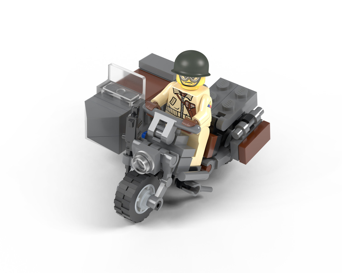 WWII Vehicles Bundle (Crusader Mk III + WLA Motorcycle