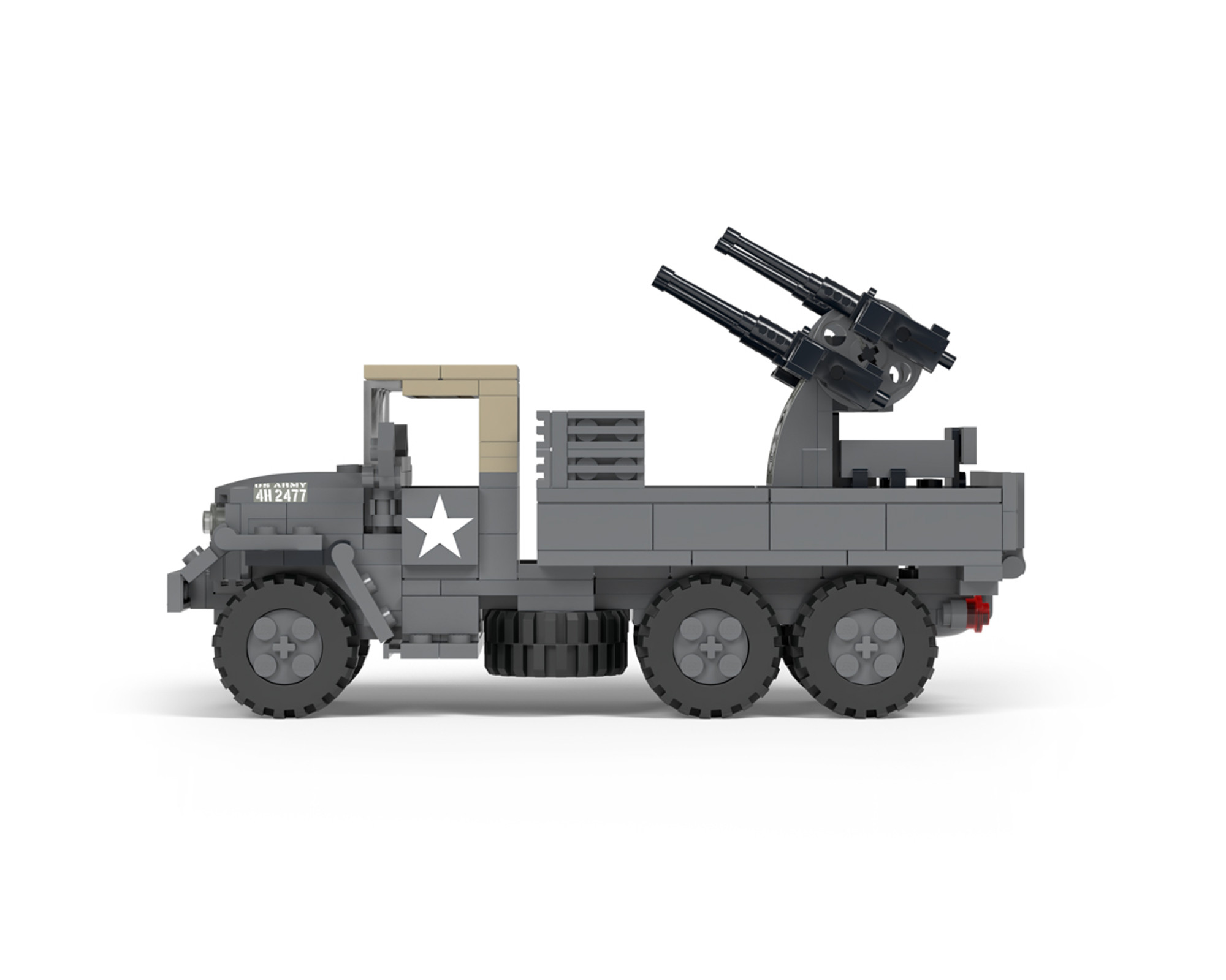 The Widowmaker - Vietnam War M35A2 Gun Truck - Brickmania Toys