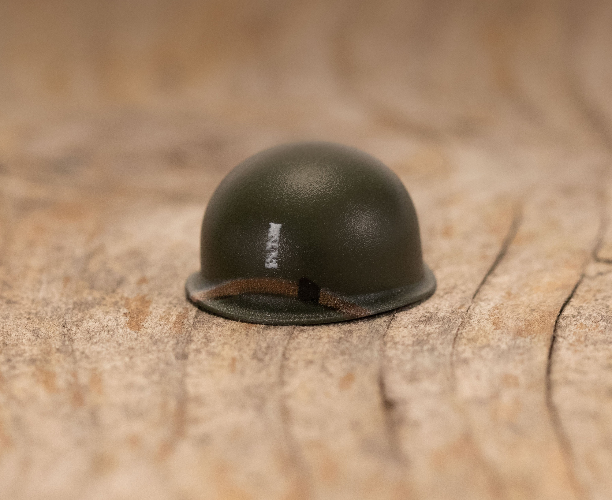 BrickArms® M1 Steel Pot Helmet - 1st Lieutenant Rank - Brickmania Toys