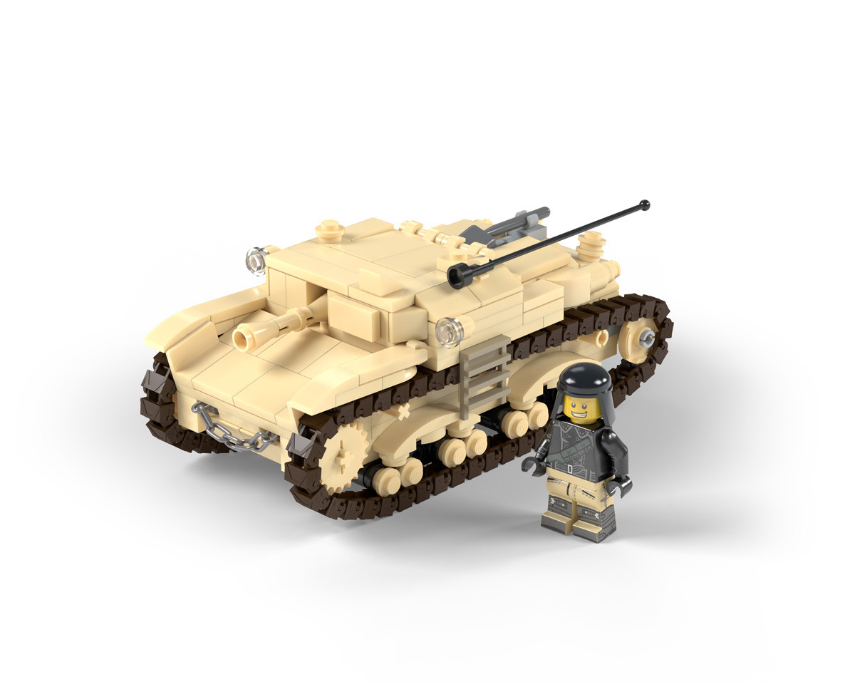 Semovente Da 75/18 - Self Propelled Gun - Brickmania Toys