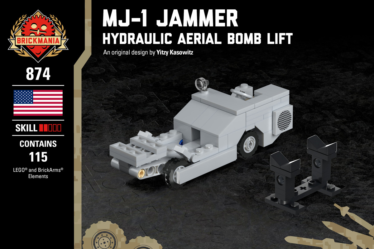MJ-1 Jammer - Hydraulic Aerial Bomb Lift - Brickmania Toys