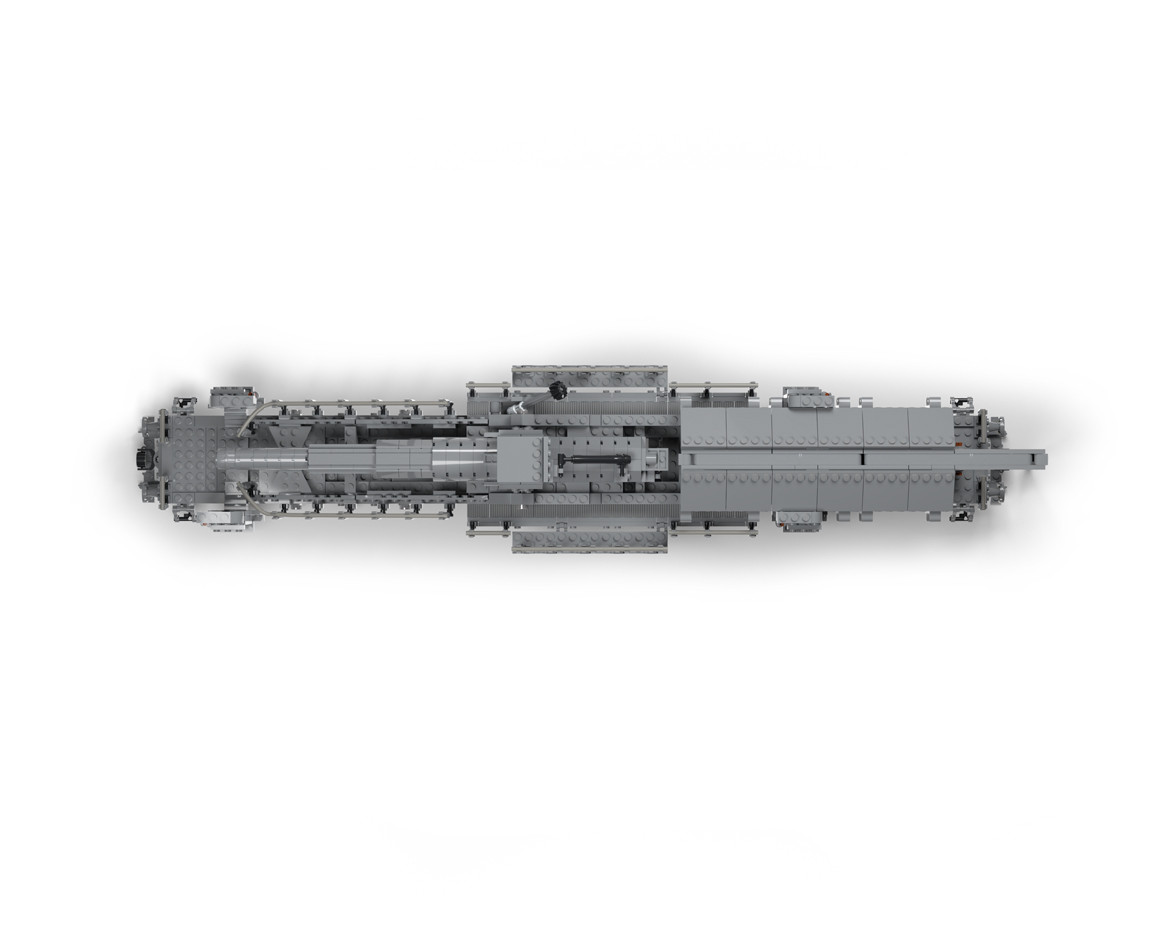 Bruno - 28 cm SK L/40 Railway Gun - Brickmania Toys