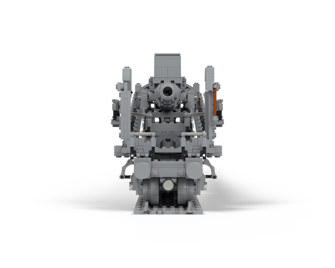Bruno - 28 cm SK L/40 Railway Gun - Brickmania Toys
