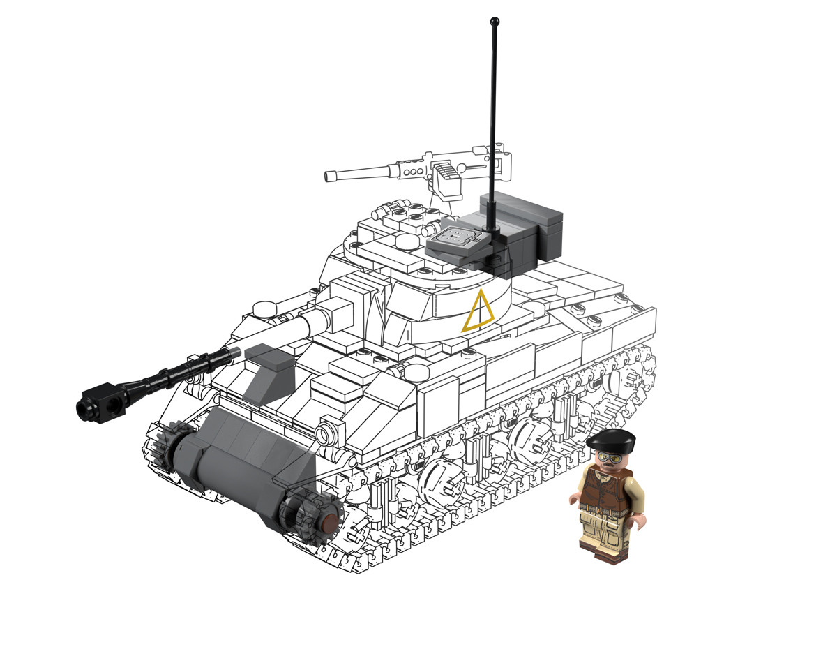 IC Firefly - Pack for M4 Sherman - Brickmania Toys