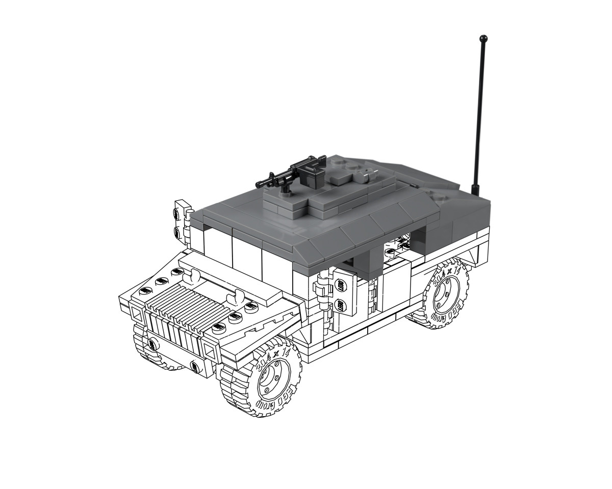 M1025 HMMWV - Weapon Carrier Conversion Kit Add-On Pack