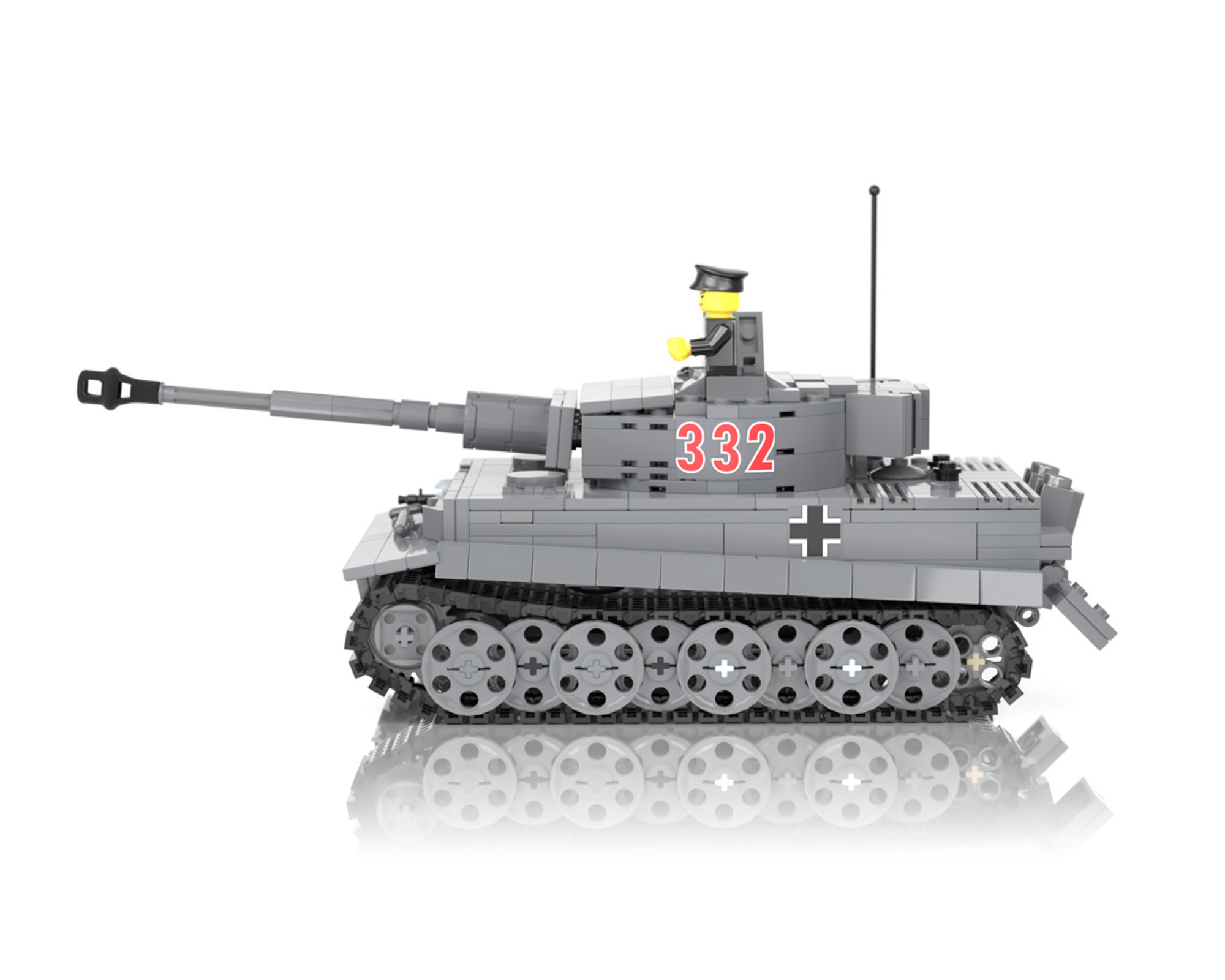 brickmania製のWW2ドイツ軍キングティーガー重戦車 - その他