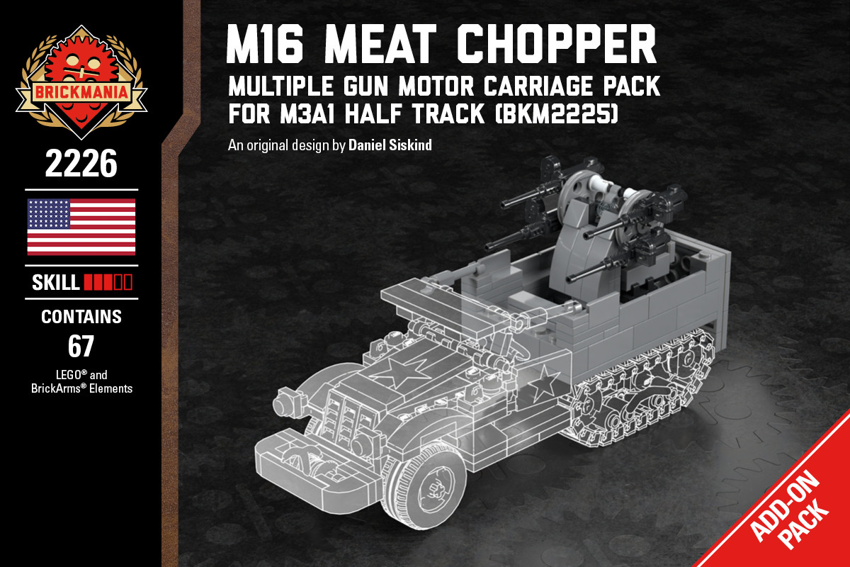 M16 Meat Chopper Multiple Gun Motor Carriage Pack for M3A1 Half Track