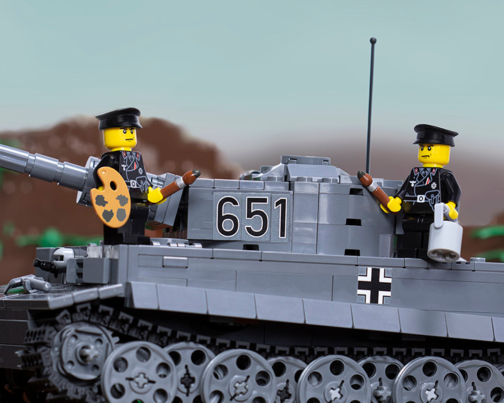 BLITZKRIEGTOY　ツインヘル WWII Balkenkreuz & Turret Numbers - Sticker Pack