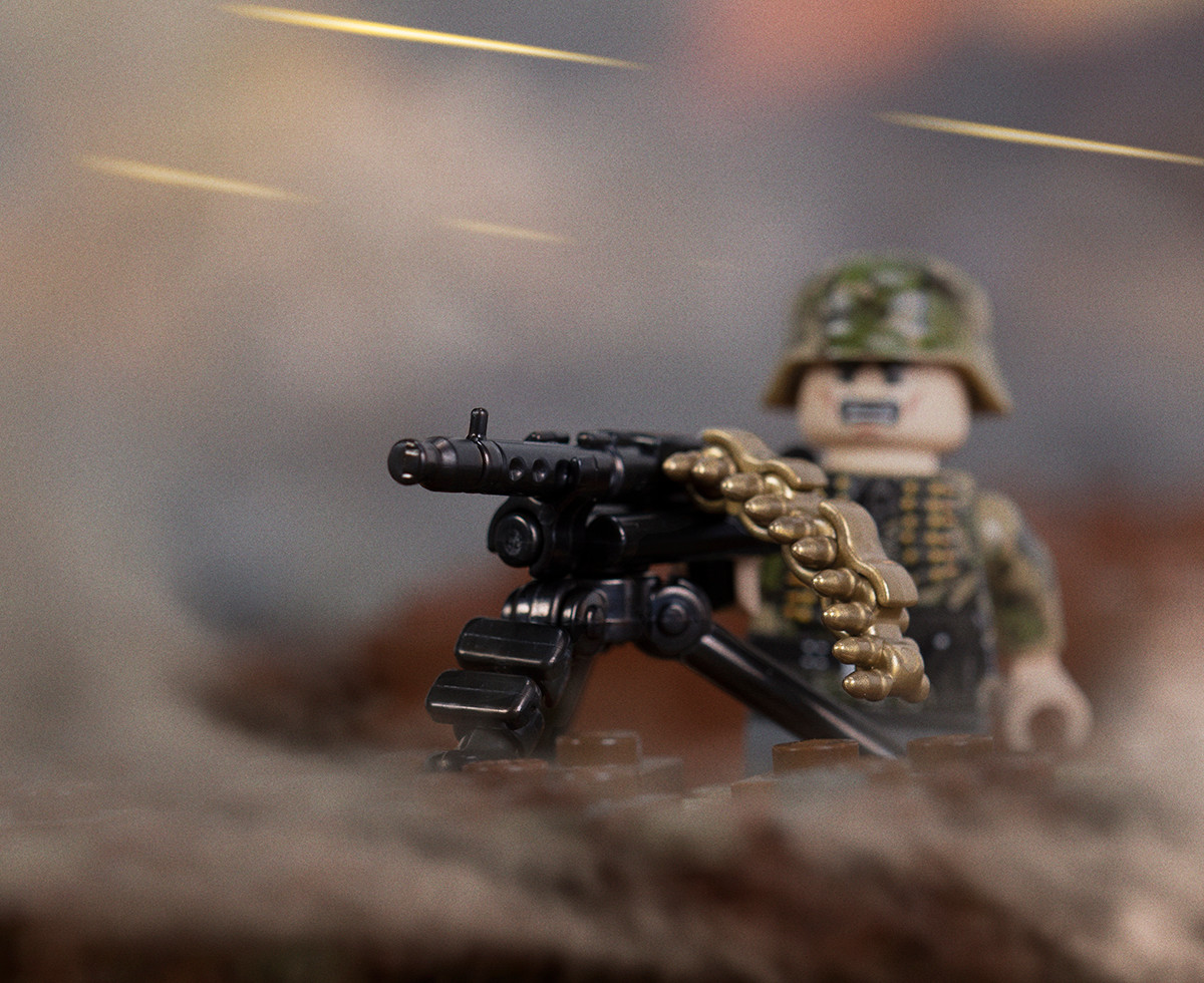 BrickArms German Tripod w/MG-34 & MG-42 - Brickmania Toys