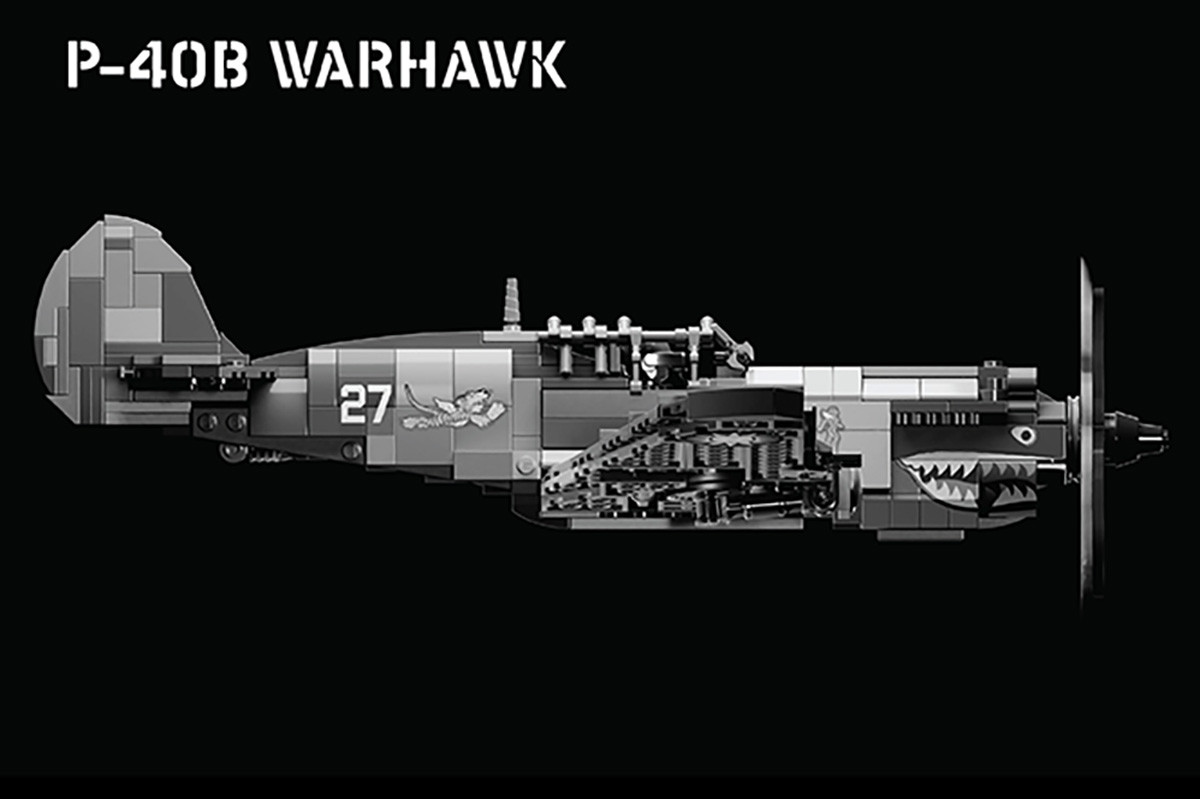 P-40B Warhawk - WWII Fighter
