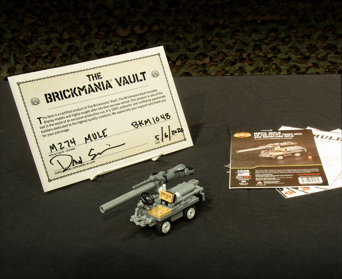 M274 Mule 1/2 Ton Utility Truck with M40 Recoilless Rifle BKM Vault