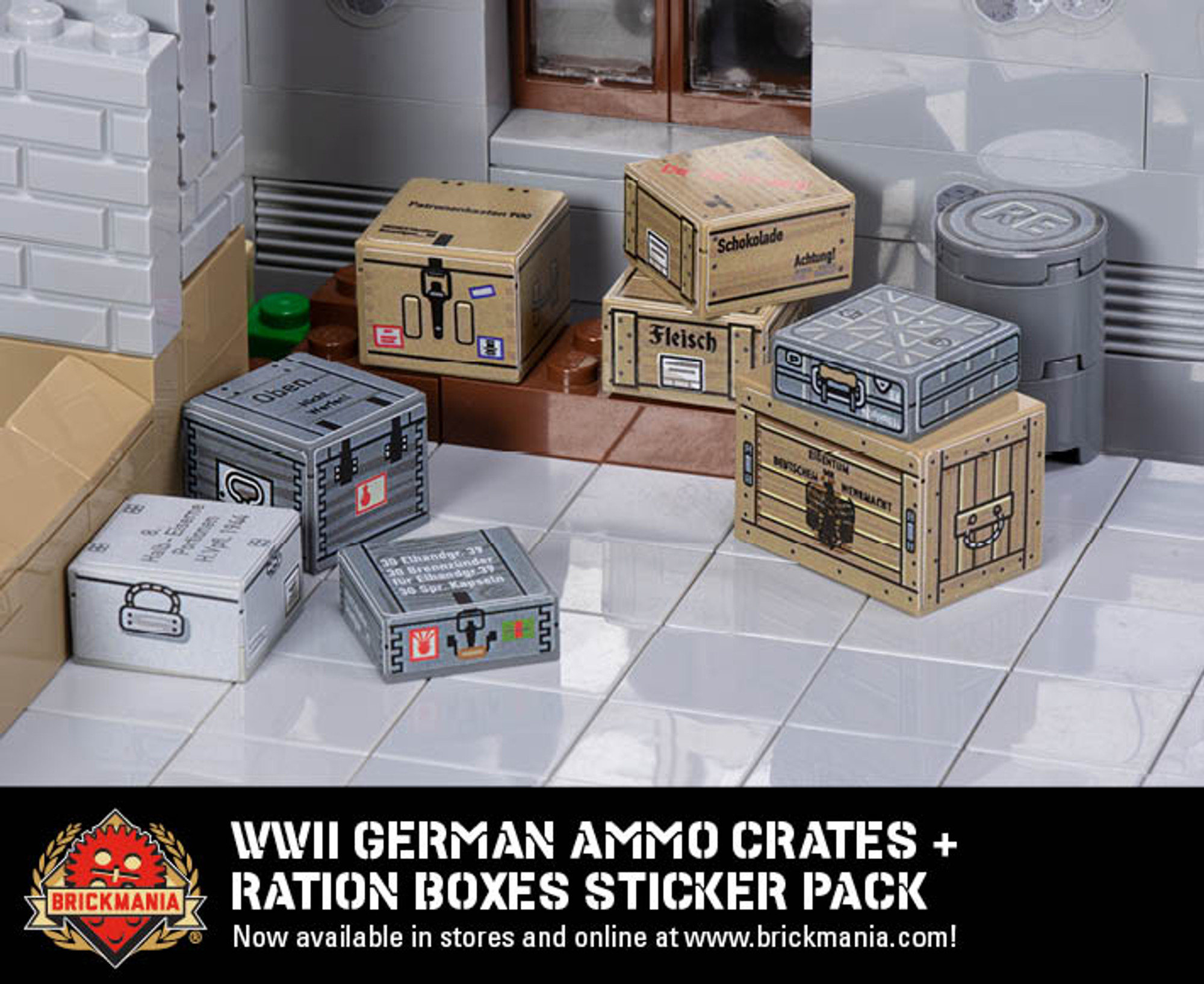 AMMO BOX GERMAN WW2 GREEN 3D model