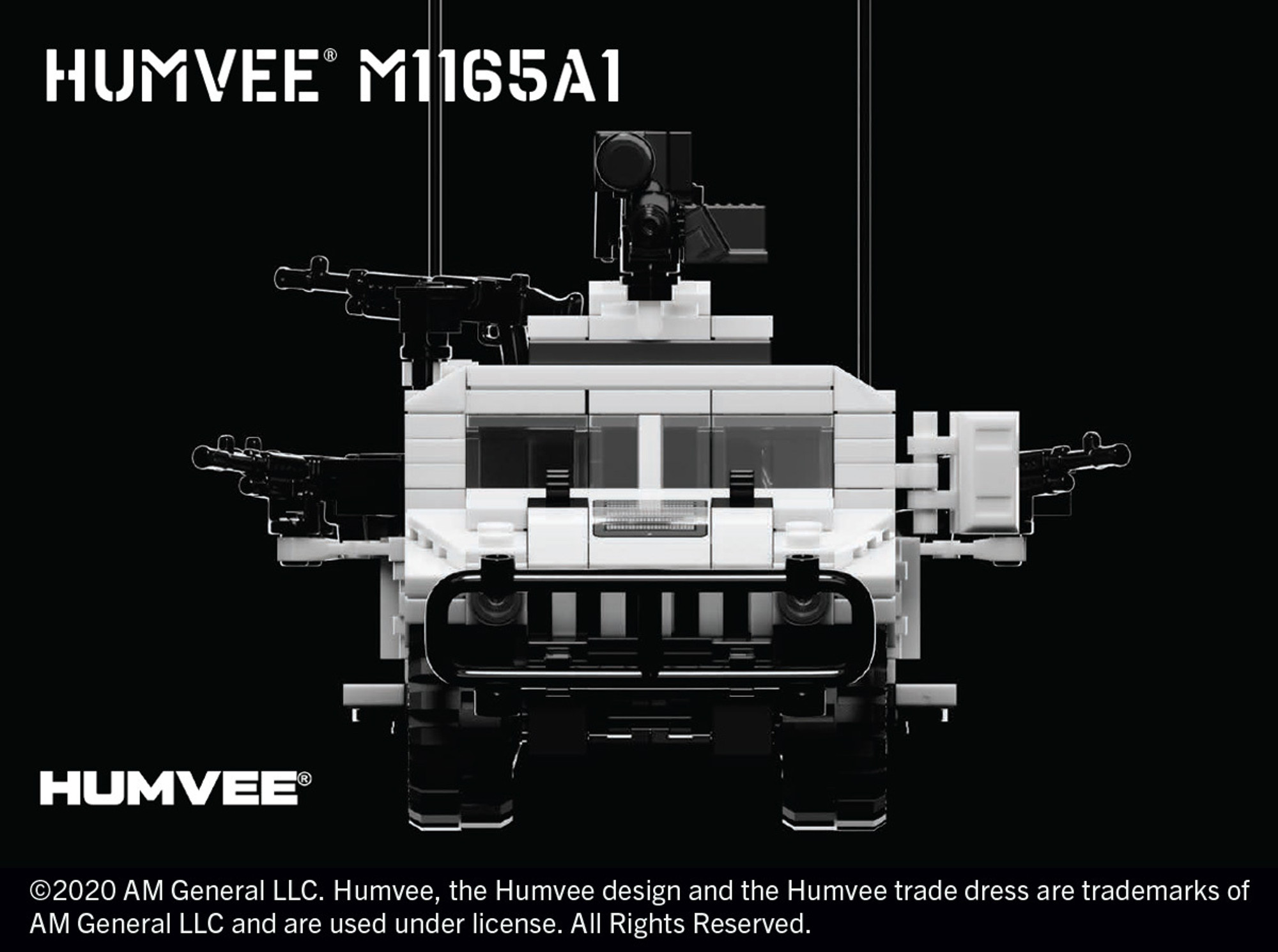 lego brickmania humvee