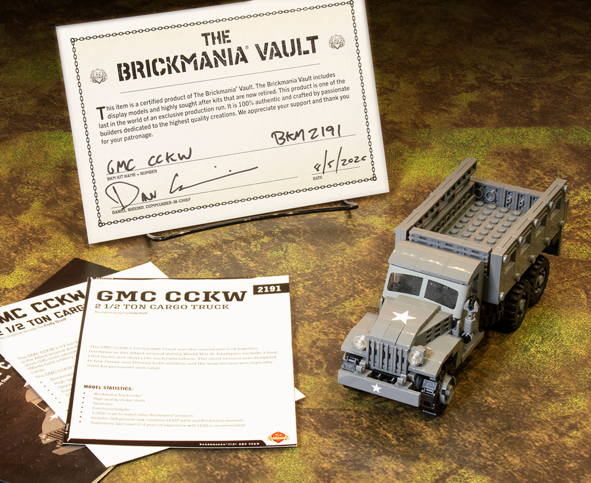 税込新品 brickmania製WW2 GMC CCKWカーゴトラック カスタム