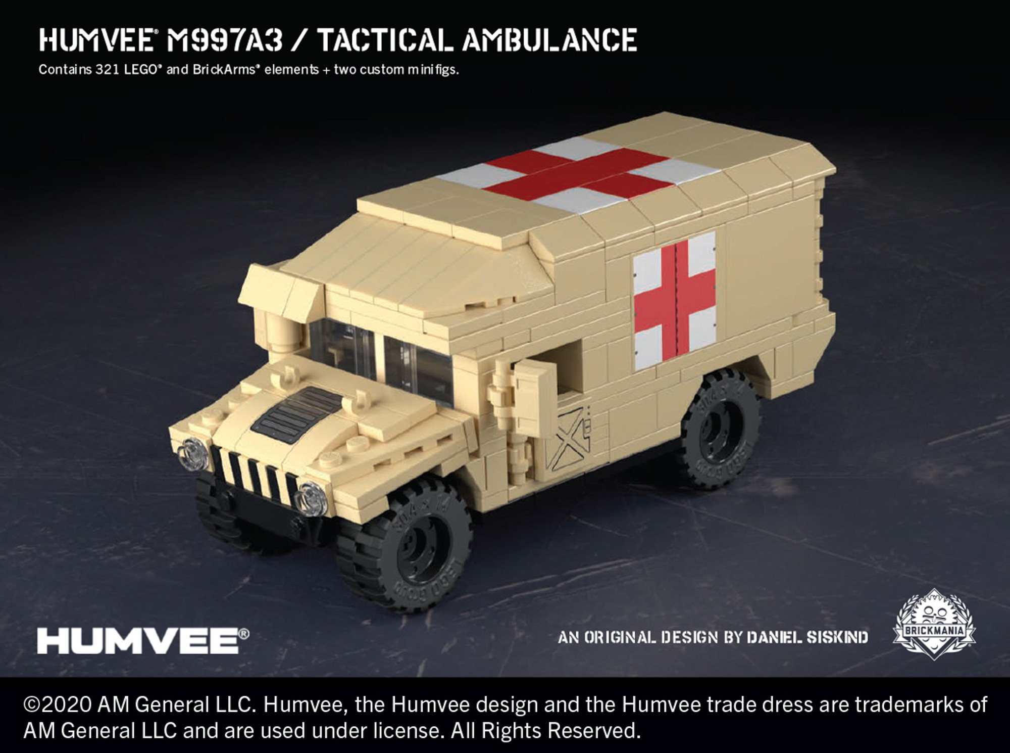 lego brickmania humvee