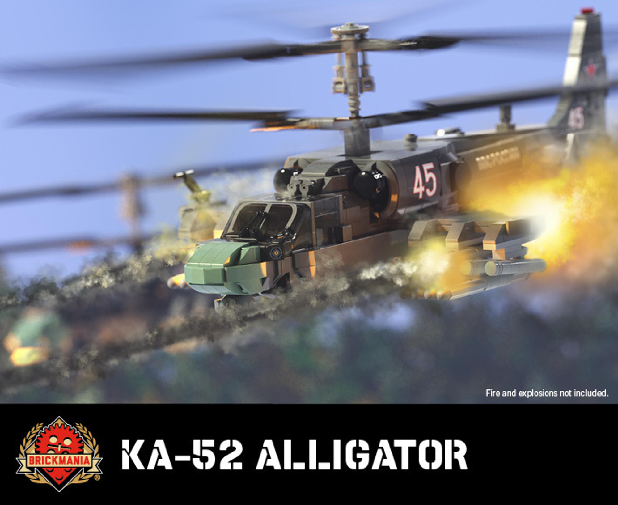 ロシア軍　Ka-52 alligator 全天候型攻撃ヘリ　Brickmania