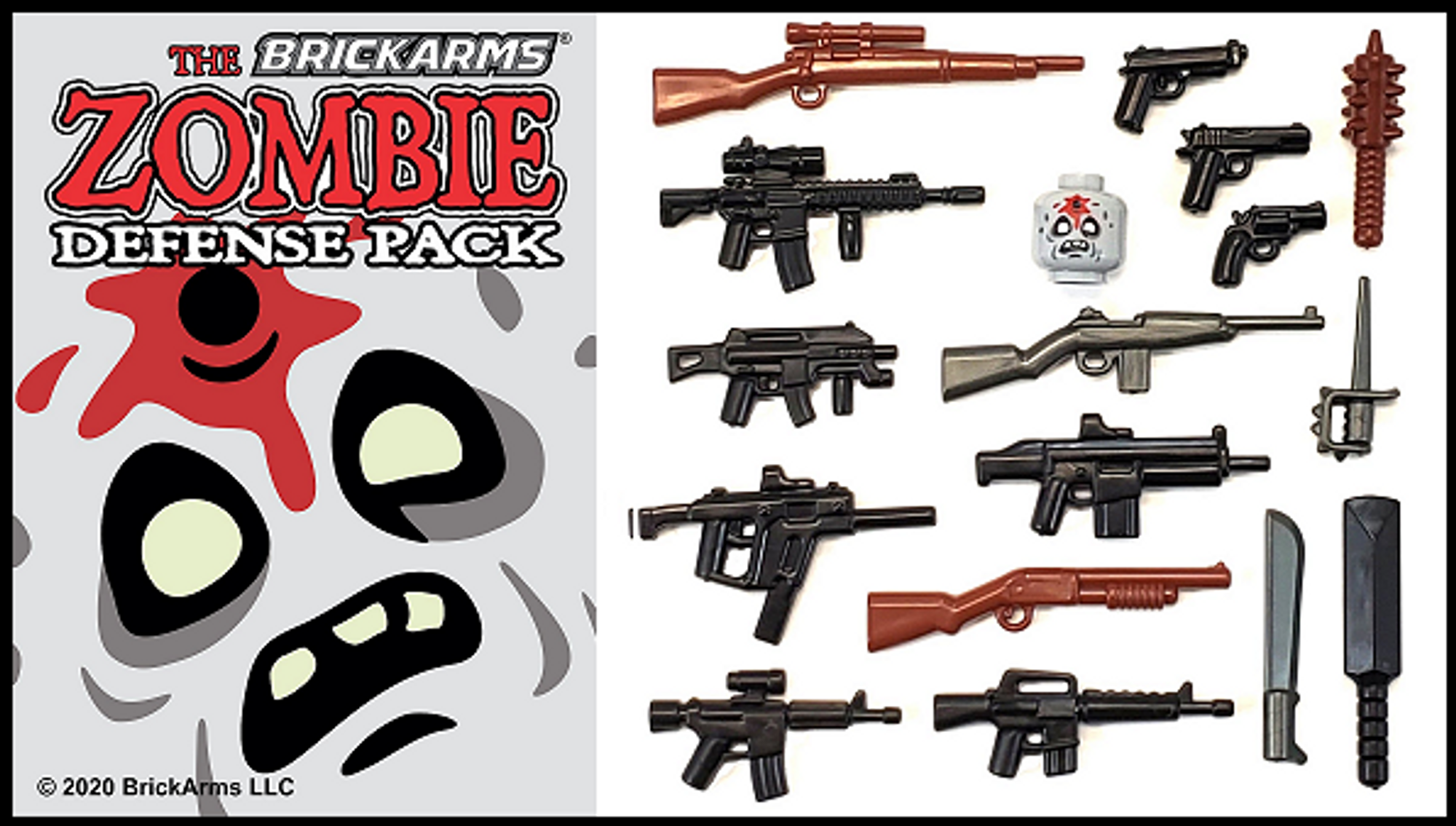 brickarms zombie defense pack 2014