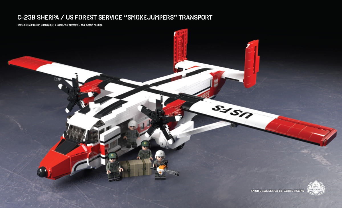 ジオラマパーツ(3種セット)AIRFIX C-23B Sherpa - US Forest Service 